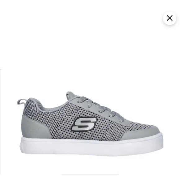 Sketchers Energy Lights Grey Circulux Multicolor Light Up Men’s Shoes Sz 7.5