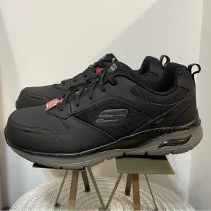 Sketcher’s Men’s Work Footwear Size 11 Black/Charcoal NWT