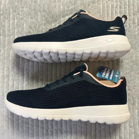 Sketches Gowalk Joy- Joturn Walking Sneakers in Navy/ Pink Size 8.5 NWOT—A0285‎