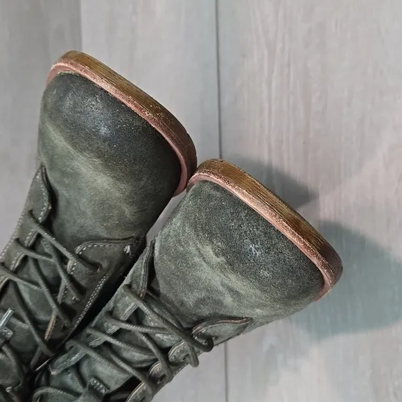 Sofft Women Baxter Aqua Ankle Leather Mooto Boots shoes sz 9.5M