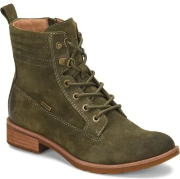 Sofft Women Baxter Aqua Ankle Leather Mooto Boots shoes sz 9.5M