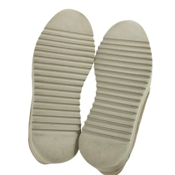 Softwaves Sahara Tan Suede Platform Loafer, Size 36 (US 6)