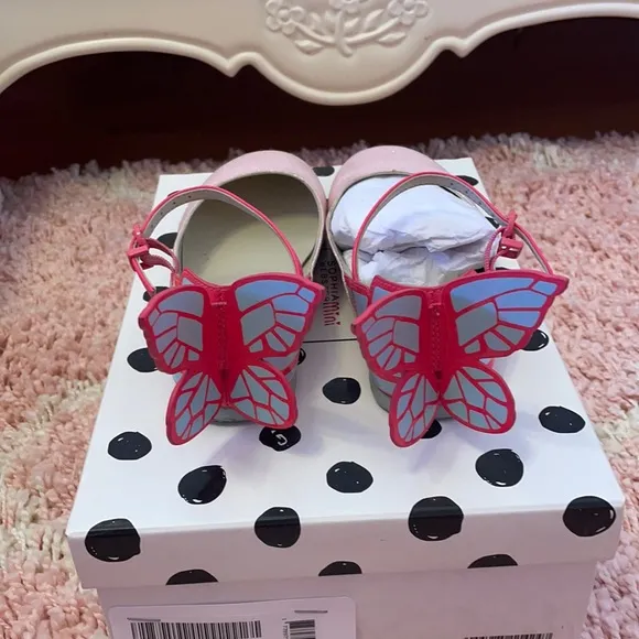 Sophia Webster Mini Chiara butterfly flats shoes girls 31