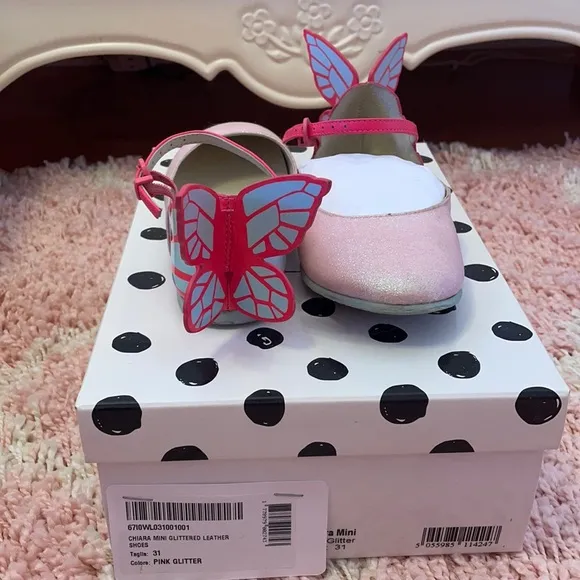 Sophia Webster Mini Chiara butterfly flats shoes girls 31