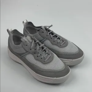 Sorel Ona Gray white Casual Sneakers Size 8.5 Lace up Tread walking running
