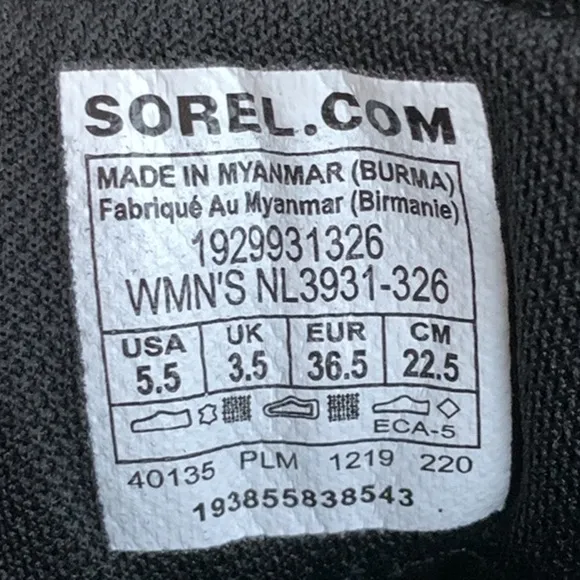 Sorel Out 'N About Plus Alpine Plaid waterproof boots winter shoes women’s 5.5