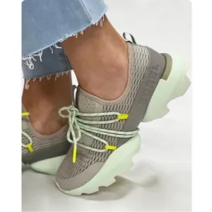 Sorel Sneakers Kinetic Impact Lace in Grey Mint