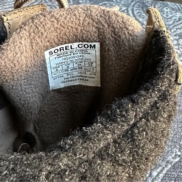 Sorel Waterproof Slimpack III Lace Up Duck Boots Size US 8
