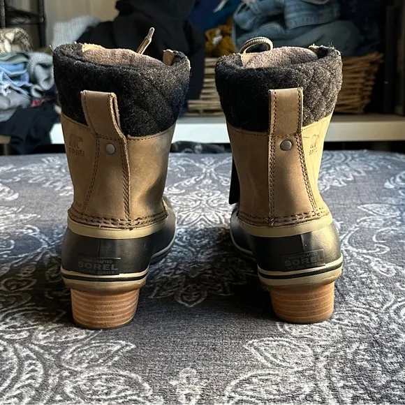 Sorel Waterproof Slimpack III Lace Up Duck Boots Size US 8