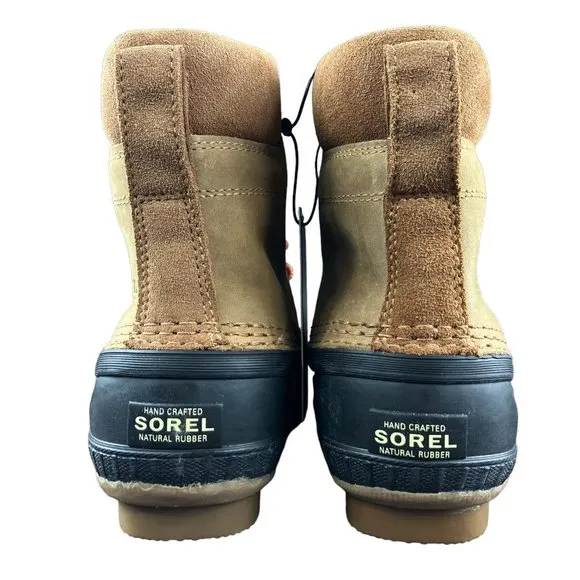 Sorel Youth Cheyanne II Lace 200g Waterproof Elk Brown Black Winter Boots Size 1