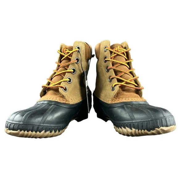 Sorel Youth Cheyanne II Lace 200g Waterproof Elk Brown Black Winter Boots Size 1