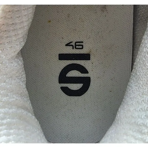 Sparco SL-17 Men's Sports Trainers Driving Shoes White/Gray/Black Eur 46 US 11.5