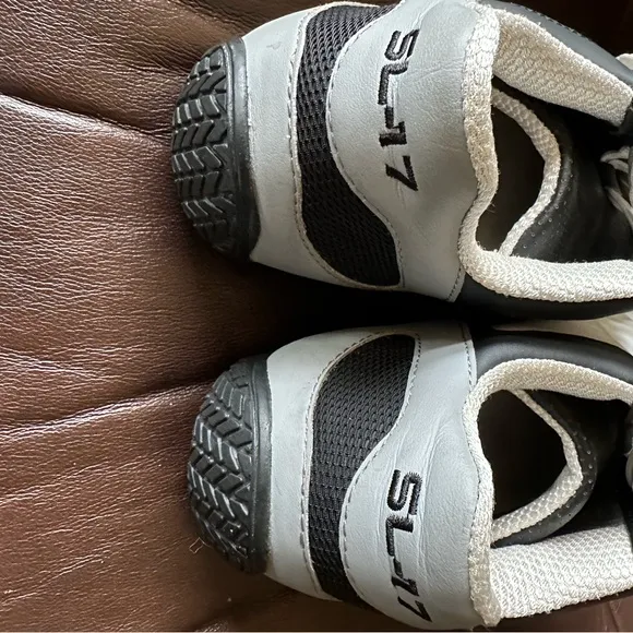 Sparco SL-17 men’s sports trainers driving shoes. White/gray/black. Size 9.5
