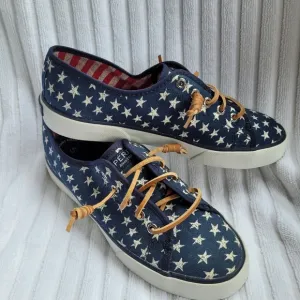 Sperry Crest Vibe Canvas Sneakers Stars &amp; Stripes