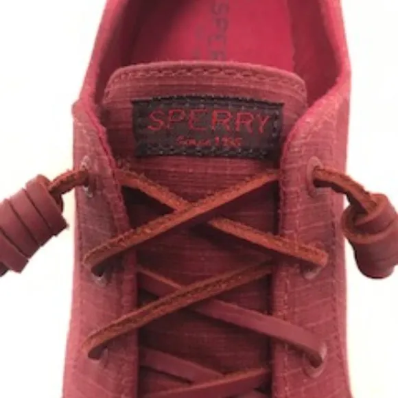 Sperry Top-Sider Crest Vibe Casual Shoes in Cotton Rip Pink