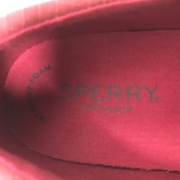 Sperry Top-Sider Crest Vibe Casual Shoes in Cotton Rip Pink