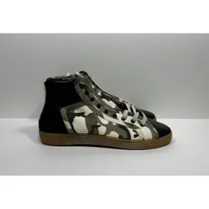 Springa Vulcanizzato Canvas Sneakers US 10 EU 43 Solo Camo Italian Handmade