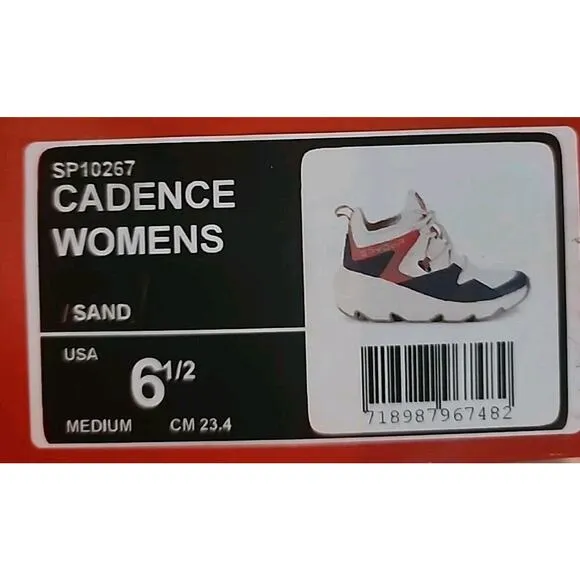 Spyder Women's Cadence Sneakers Sand Size 6.5 New NIB Excellent Gym Trainers