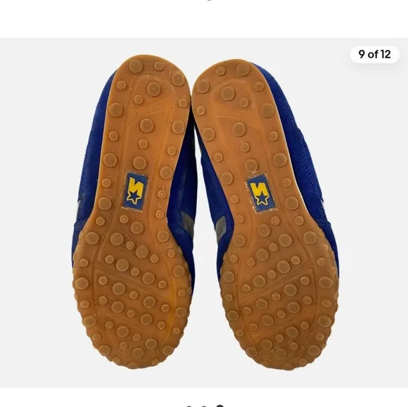Starter Classic Men's Vintage Shoes Size 9.5 - Belgium 2517830 Blue Yellow