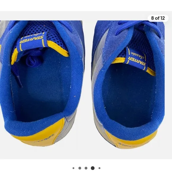 Starter Classic Men's Vintage Shoes Size 9.5 - Belgium 2517830 Blue Yellow
