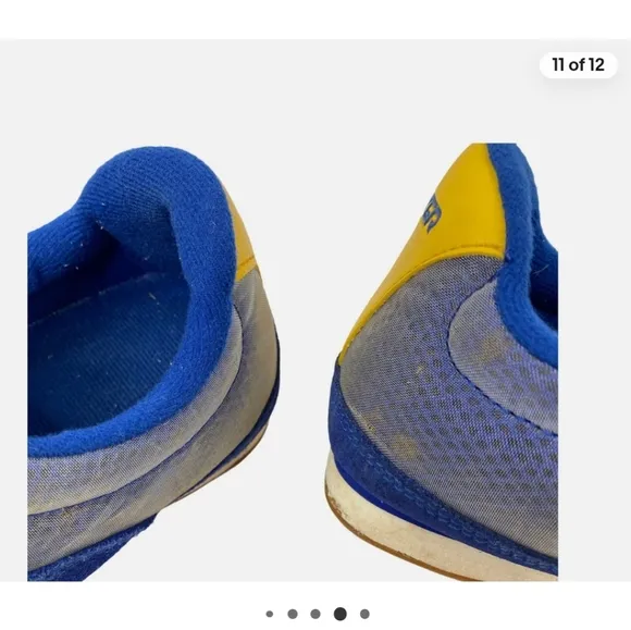 Starter Classic Men's Vintage Shoes Size 9.5 - Belgium 2517830 Blue Yellow