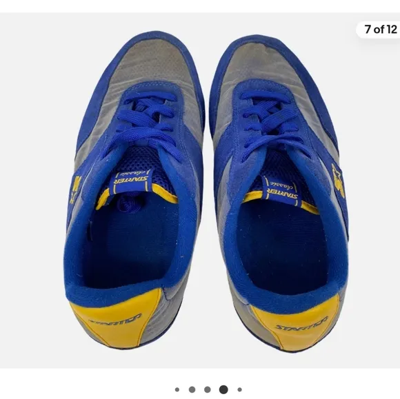 Starter Classic Men's Vintage Shoes Size 9.5 - Belgium 2517830 Blue Yellow