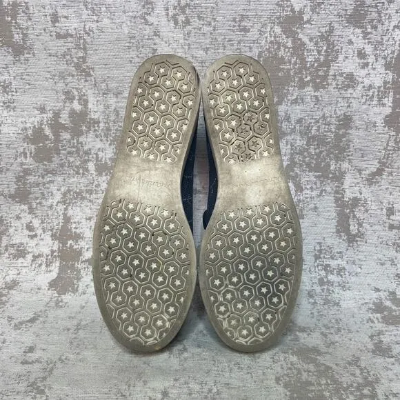 Stella McCartney Binx Denim Logo Binx Sneakers in Midnight Blue