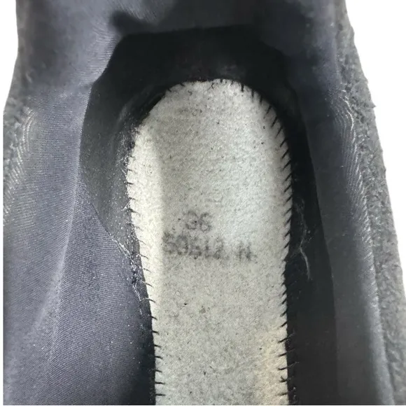 Stella McCartney Black Eclipse Sneakers Hook Loop 36 Women’s Size 6 Black Gray