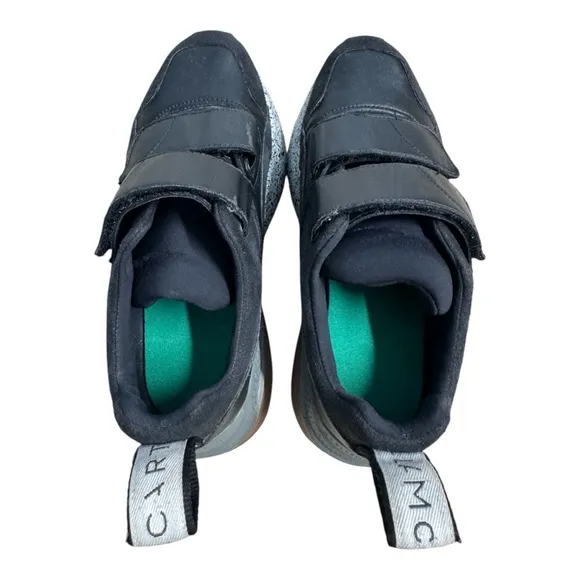 Stella McCartney Black Eclipse Sneakers Hook Loop 36 Women’s Size 6 Black Gray