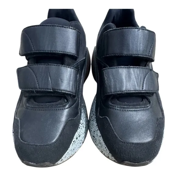 Stella McCartney Black Eclipse Sneakers Hook Loop 36 Women’s Size 6 Black Gray
