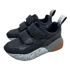 Stella McCartney Black Eclipse Sneakers Hook Loop 36 Women’s Size 6 Black Gray