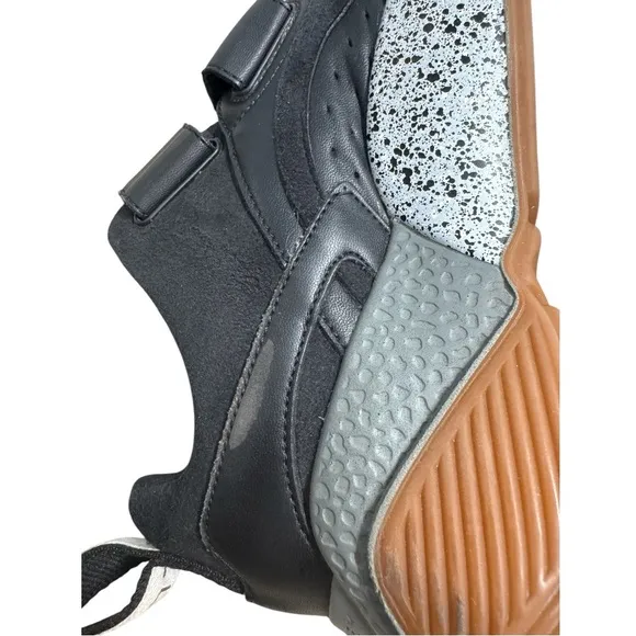 Stella McCartney Black Eclipse Sneakers Hook Loop 36 Women’s Size 6 Black Gray