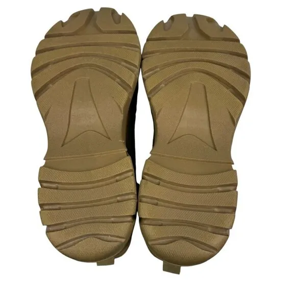 Steve Madden &quot;Husky&quot; Tan Suede Chunky/Platform Boots/Sneakers Women's Size 6.5