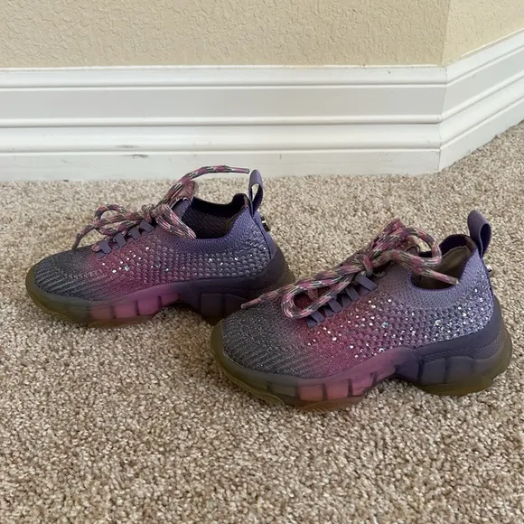 Steve Madden Girls J-Miss Ombre Rhinestone Sneakers