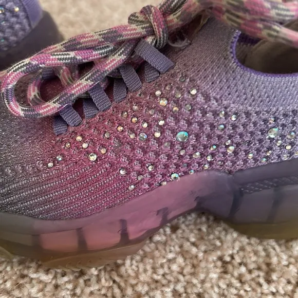 Steve Madden Girls J-Miss Ombre Rhinestone Sneakers