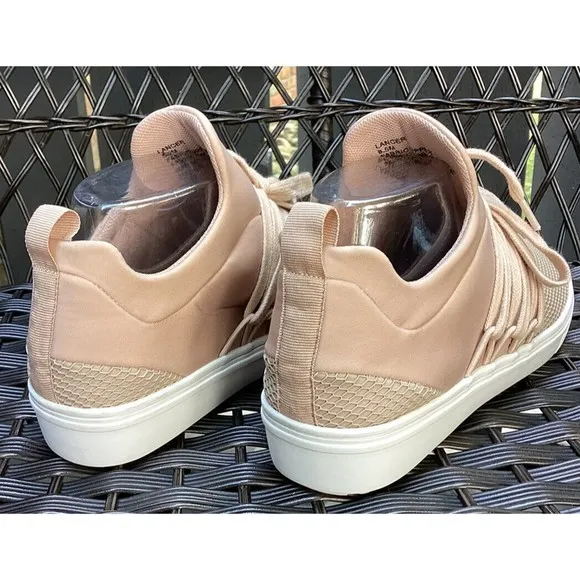 Steve Madden Lancer Sneakers Athleisure Comfy Shoe in Blush (Nude) Sz 8.5