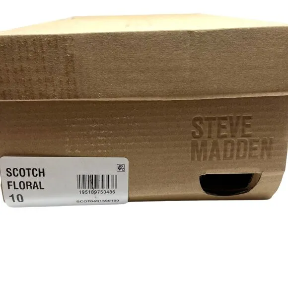 Steve Madden Slip on Sneakers Scotch Floral Women Size 10 New in Box with Dust