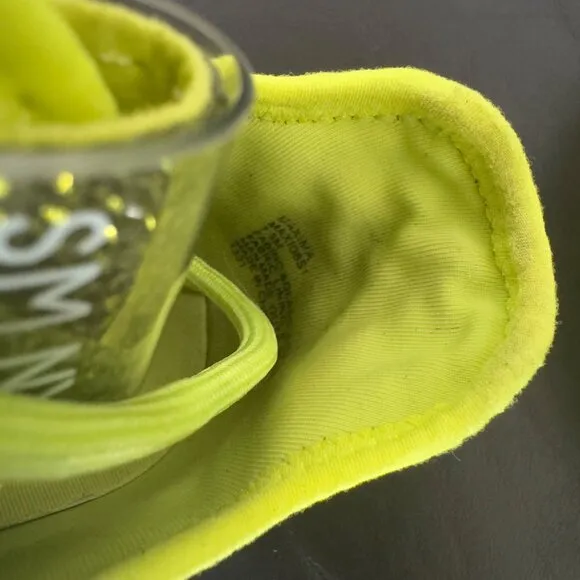 Steve Madden SM NY90 Neon green Chunky Sneakers With Rhinestone Detail sz 7.5