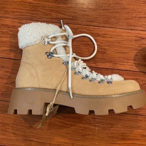 Steve Madden Tan Woman's Hiker Boots, woman’s boots