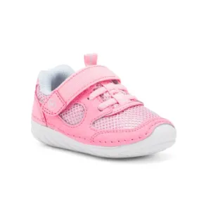 STRIDE RITE Pink Leather Soft Motion Sprout Sneakers (Infant Toddler)
