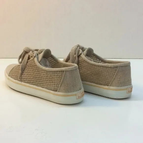 Stuart Weitzman Beige Canvas Sneakers Size 4