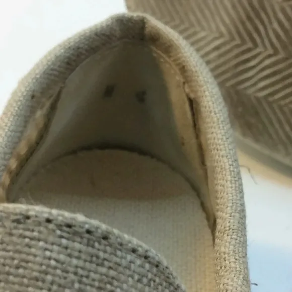 Stuart Weitzman Beige Canvas Sneakers Size 4