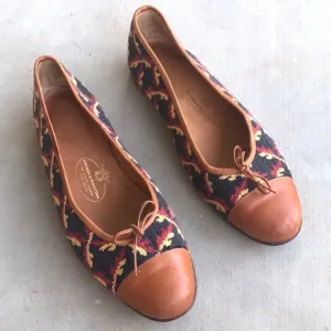 Stubbs &amp; Wootton Vines Needlepoint Printed Flats