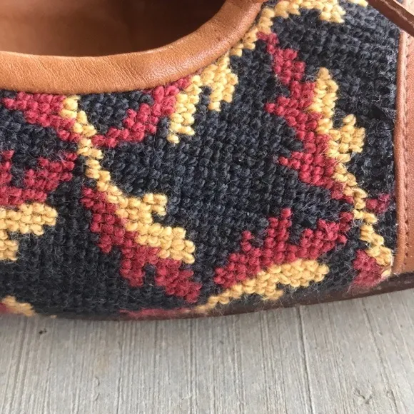 Stubbs &amp; Wootton Vines Needlepoint Printed Flats