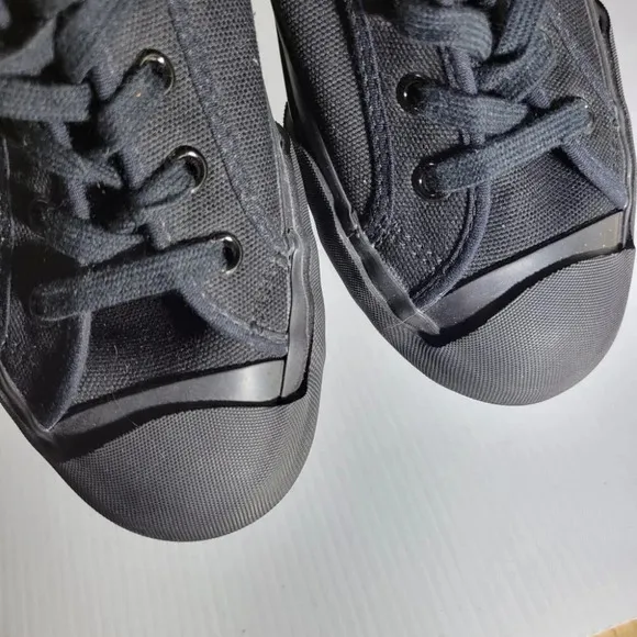 STUDIO Nicholson Moonstar collab low top cap toe vulanised rubber sole black 6