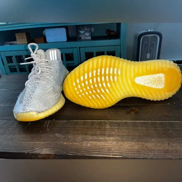 Stylish Beige and Yellow Sneakers