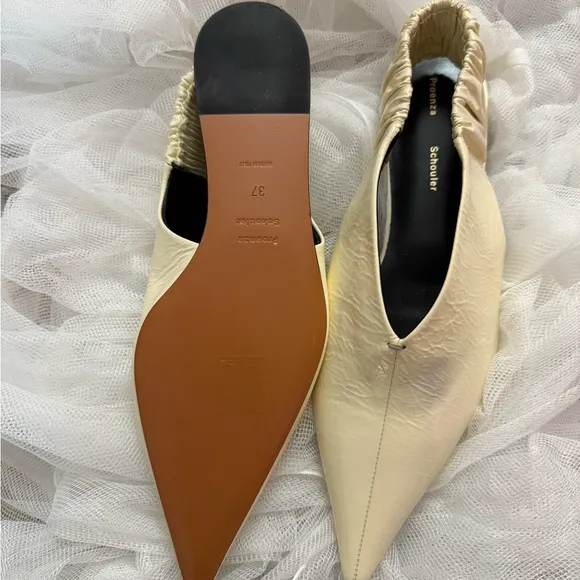 Stylish Beige Pointed Flats