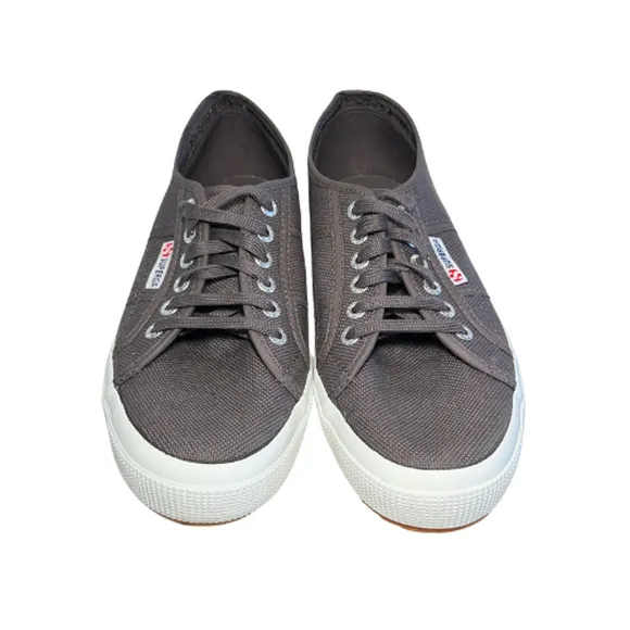 Superga 2750 Cotu Classic Sneakers Dark Grey Iron Unisex Size 8.5W/7M/39.5EU