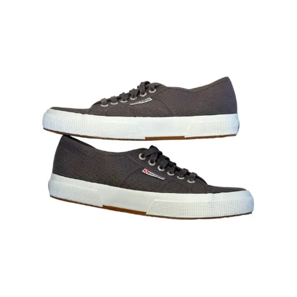 Superga 2750 Cotu Classic Sneakers Dark Grey Iron Unisex Size 8.5W/7M/39.5EU