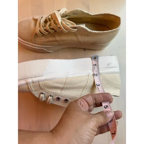 SUPERGA 2750 PLATFORM SNEAKERS CAMEL size 41.5 / US 10